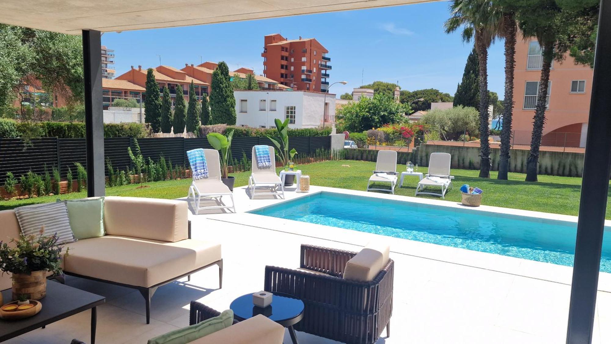 Exclusiva Villa, Lujo Y Descanso Benicassim Luaran gambar
